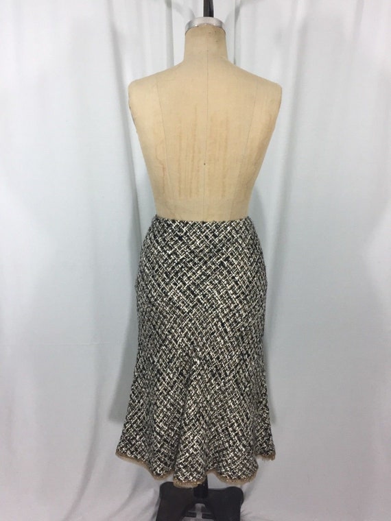 vintage PRADA tweed skirt / wool blend / tailored… - image 5