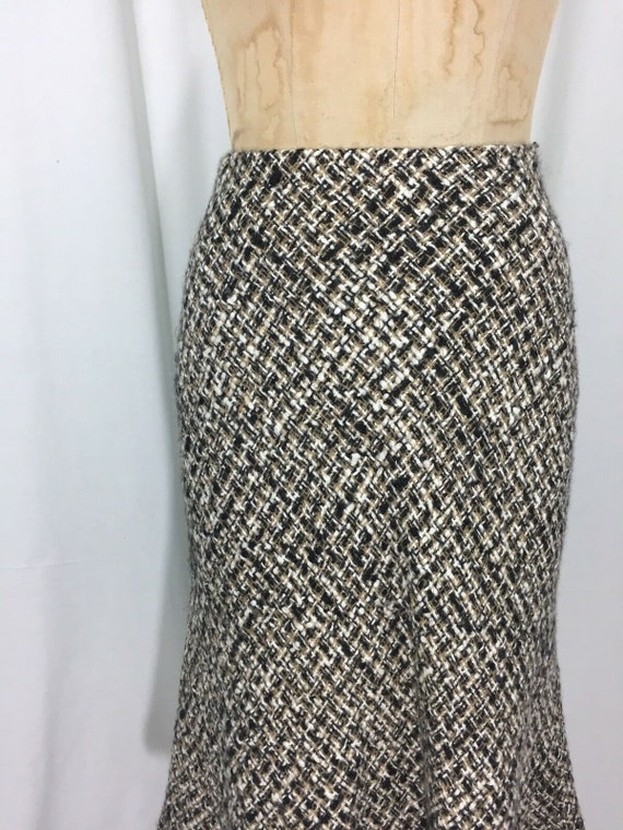 vintage PRADA tweed skirt / wool blend / tailored… - image 4