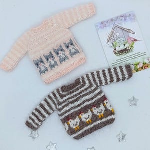 Conjunto de ropa Blythe hecha a mano: dos conjuntos de punto únicos. imagen 5