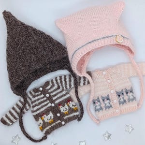 Conjunto de ropa Blythe hecha a mano: dos conjuntos de punto únicos. imagen 2