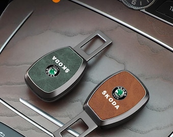Skoda Car Seatbelt Extender Buckle | Practical Car Safety Accessory Gift