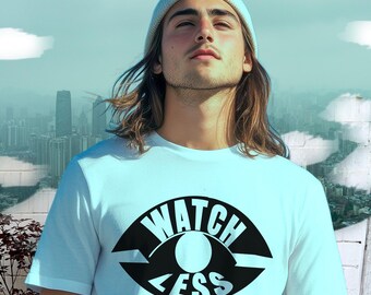 uhrenloses weißes T-Shirt