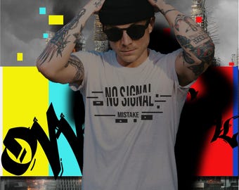 Kein Signal Weißes T-Shirt Unisex
