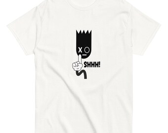 Shhh Graphic T-Shirt | Alternative Streetwear Tee | Rebellious Statement Shirt