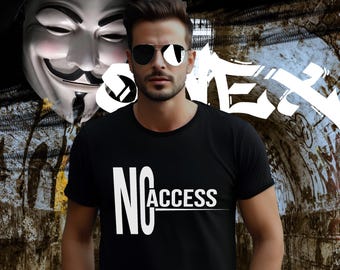Kein Acces Unisex Weißes T-Shirt