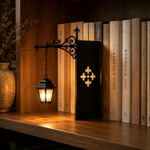 Libraly Lantern, Mini Bookshelf Lamp, Warm  LED Bookshelf Lamp,Fantastic Shelf Decor
