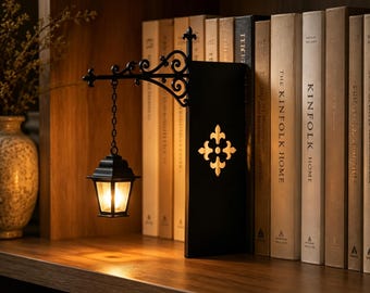 Lanterna Libraly, mini lampada da libreria, lampada da libreria a LED a luce calda, fantastica decorazione per scaffali