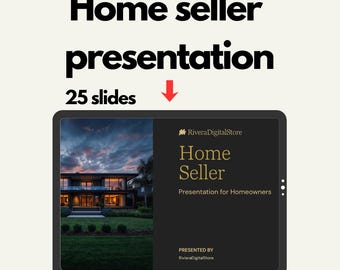Home Verkäufer Präsentation Canva | Realtor Marketing Listing Präsentation | Makler Template