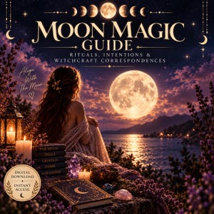 Mondmagie-Leitfaden, Rituale, Absichten & Entsprechungen in der Hexerei (Digitaler Download)