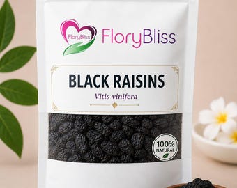 Uva passa nera naturale/uva nera essiccata/uvetta senza semi/frutta secca indiana