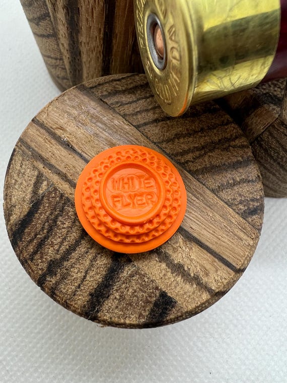 Trap, Skeet, Sporting Clays, Clay Pigeon Target Shotgun Stanley CUP Charm or Purse Charm White Flyer Orange Clay Target polymer Clay 245