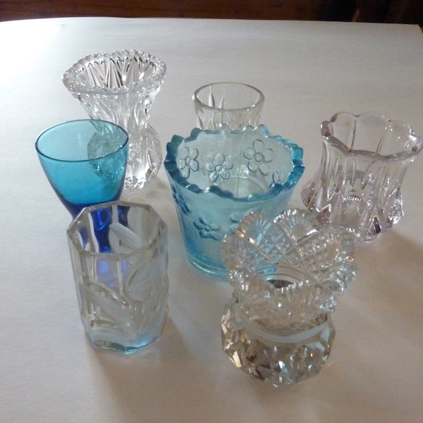 Toothpick Holder Vintage Glass Etsy