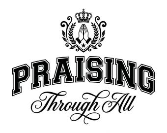 Christian Varsity SVG Bundle, Praying Hands Faith Cut File (Digital Download)