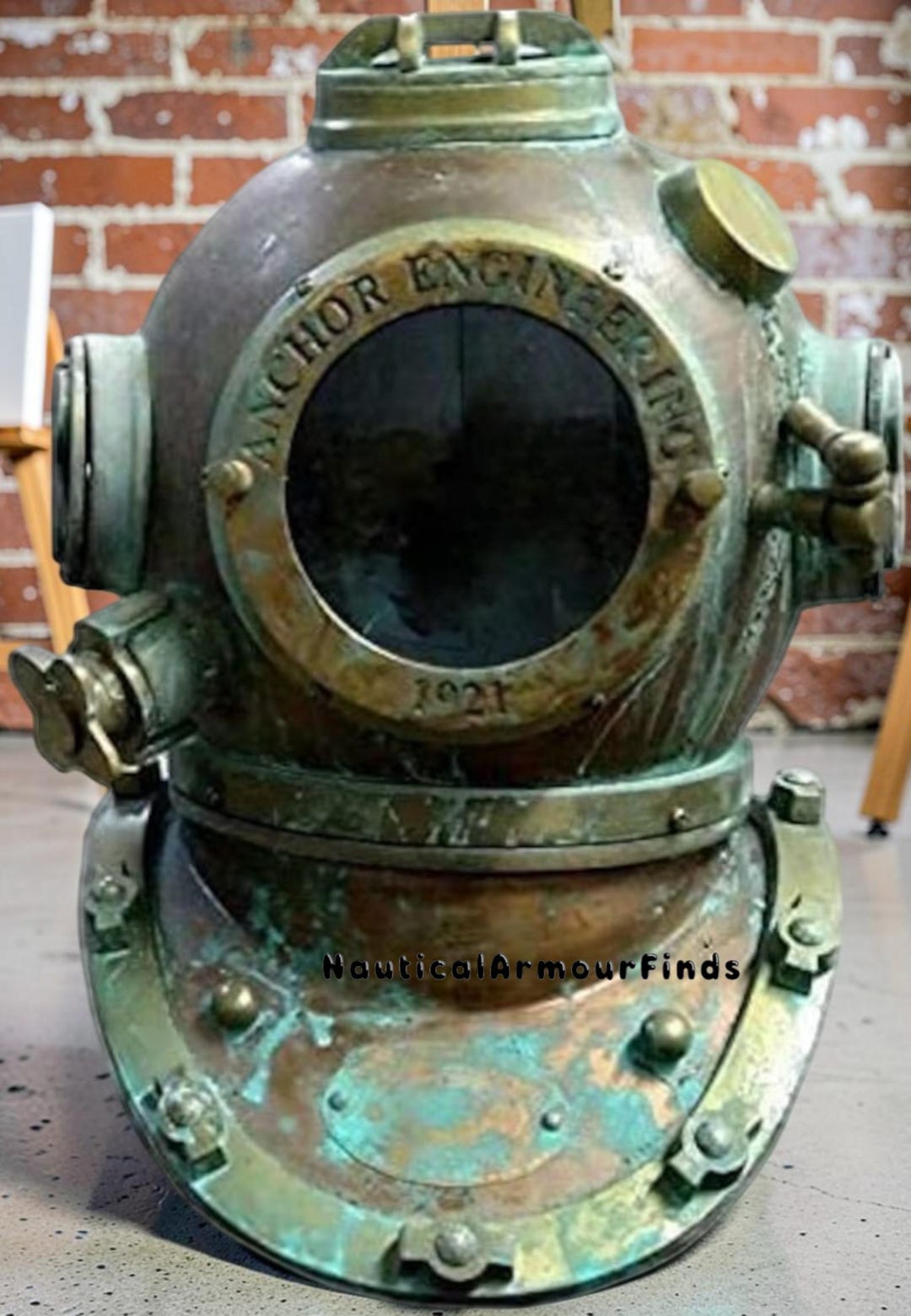Anchor Engineering 1921 Deep Sea Diver Helmet Replica – Nautical ...