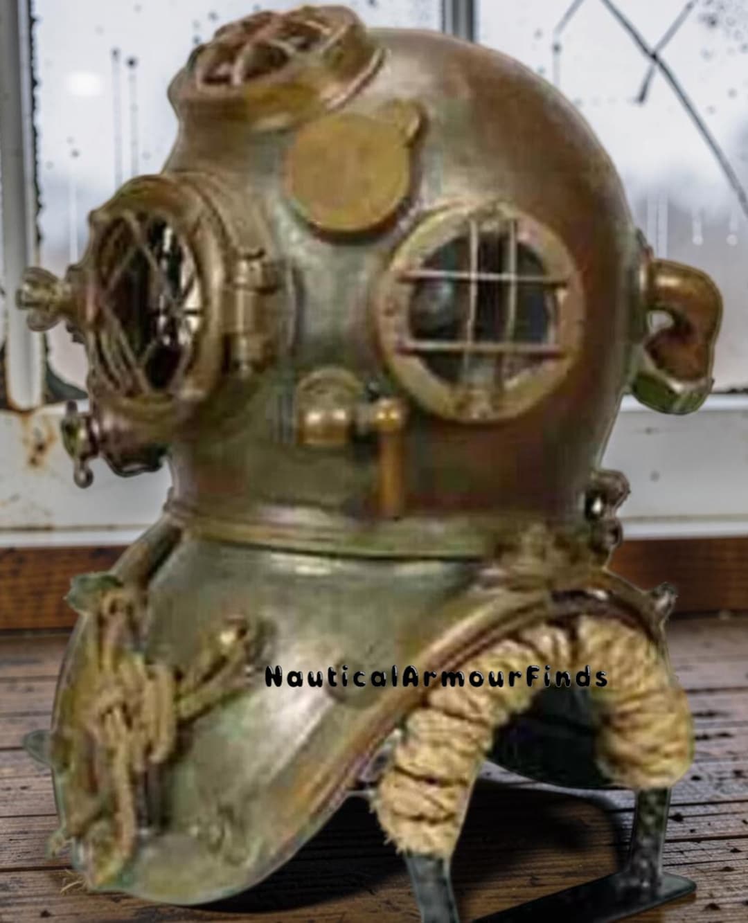 Mark V Deep Sea Diver Diving Helmet Replica – Solid Steel, Brass ...