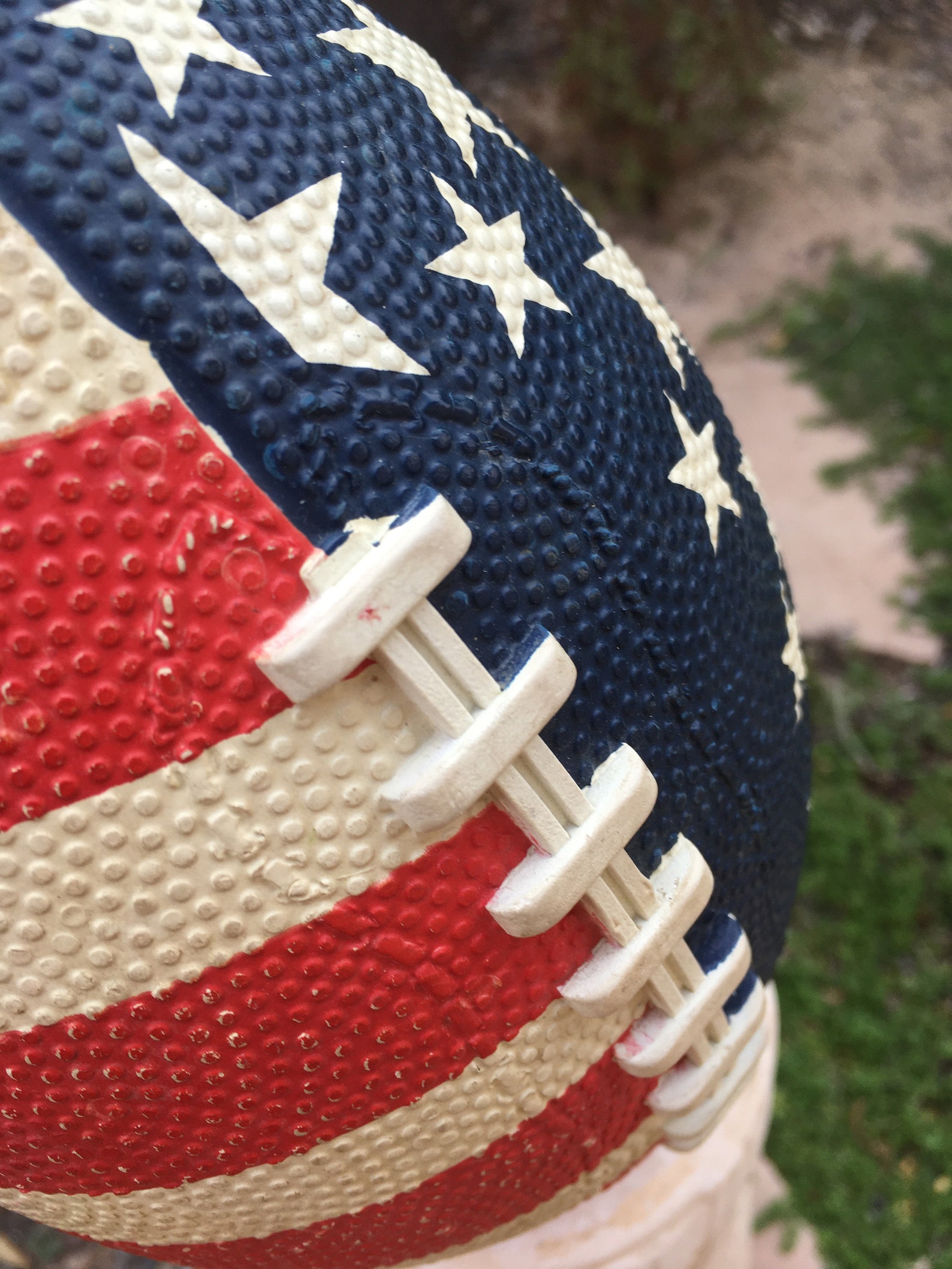 1970's Stars and Stripes Novelty Football Iconic Etsy