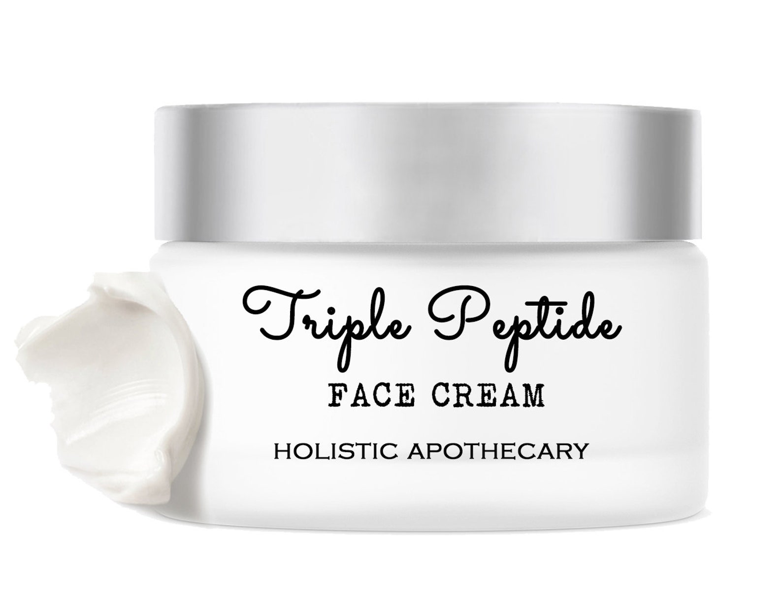 Triple PEPTIDE Organic Face Cream Anti wrinkle Firms Saggy Etsy