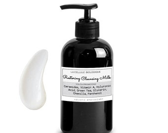 Youth Promoting Cleansing Milk Lotion - Ceramides, Green Tea, Retinol, Hyaluronic Acid, Glycerin | Face wash |  Facial Cleanser