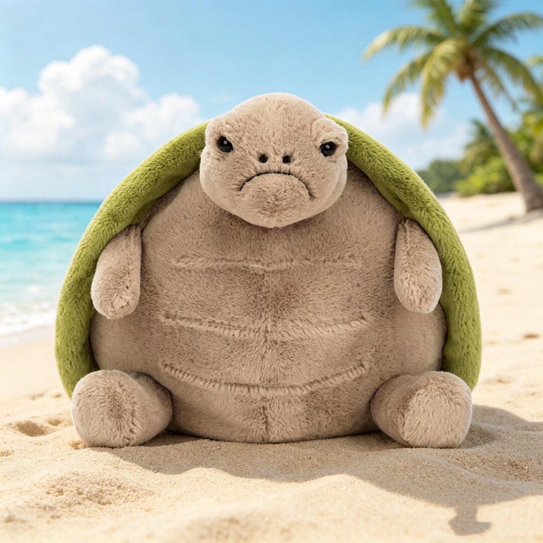 Jellycat Timmy Turtle Plush Doll,timmy Turtle Stuffed Toy,jellycat ...