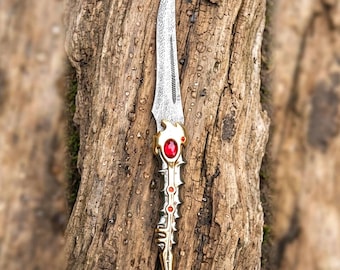 Arya Stark Valyrian Steel Catspaw Knife Replica GOT | 17.5 Inch Handmade Fantasy Dagger | Gift for Collectors