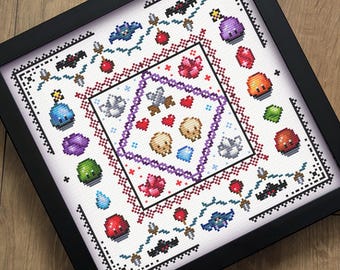 The Mines (Stardew Valley) Cross Stitch PDF PATTERN