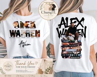 Chemise Comfort Colors® Alex Warren Music Tour Tour, cadeau vintage recto-verso pour les fans