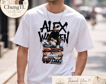 Chemise Comfort Colors® Alex Warren Music Concert Tour, cadeau vintage pour les fans