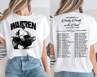 Alex Warren Eras Tour 2026 Vintage shirt, Indie Music Aesthetic T-Shirt