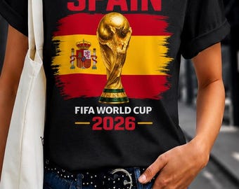 Spain FIFA World Cup 2026 T-Shirt – women Graphic Tee
