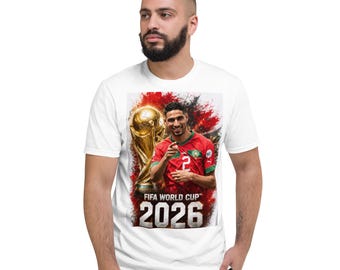 Achraf hakimi FIFA World Cup 2026 tee T-Shirt Short-Sleeve T-Shirt