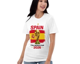 Spain FIFA World Cup 2026 tee T-Shirt Short-Sleeve women tee