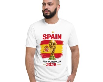 Spain FIFA World Cup 2026 tee T-Shirt Short-Sleeve T-Shirt men