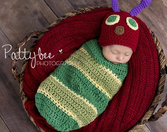 HUNGRY CATERPILLAR COCOON  set - Newborn - 3 months