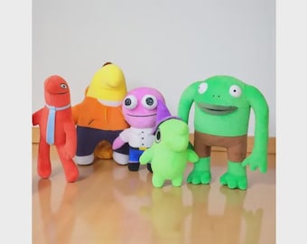 Uśmiechnięci przyjaciele Glep Pan Żaba Pluszowa Zabawka, Kawaii Wypchana Dekoracja