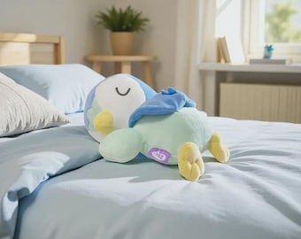 Pluszowa lalka Piplup do spania 20 cm • Słodka lalka-pingwin • Miękka, śpiąca pluszowa lalka Kawaii • Kolekcjonerska zabawka inspirowana anime