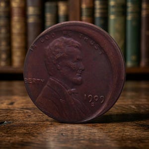 1909 S VDB Lincoln Wheat Cent Rare Off Center Error Coins for Collectors, US Old Collectible Coins, Antique Lincoln Penny Ancient Coins