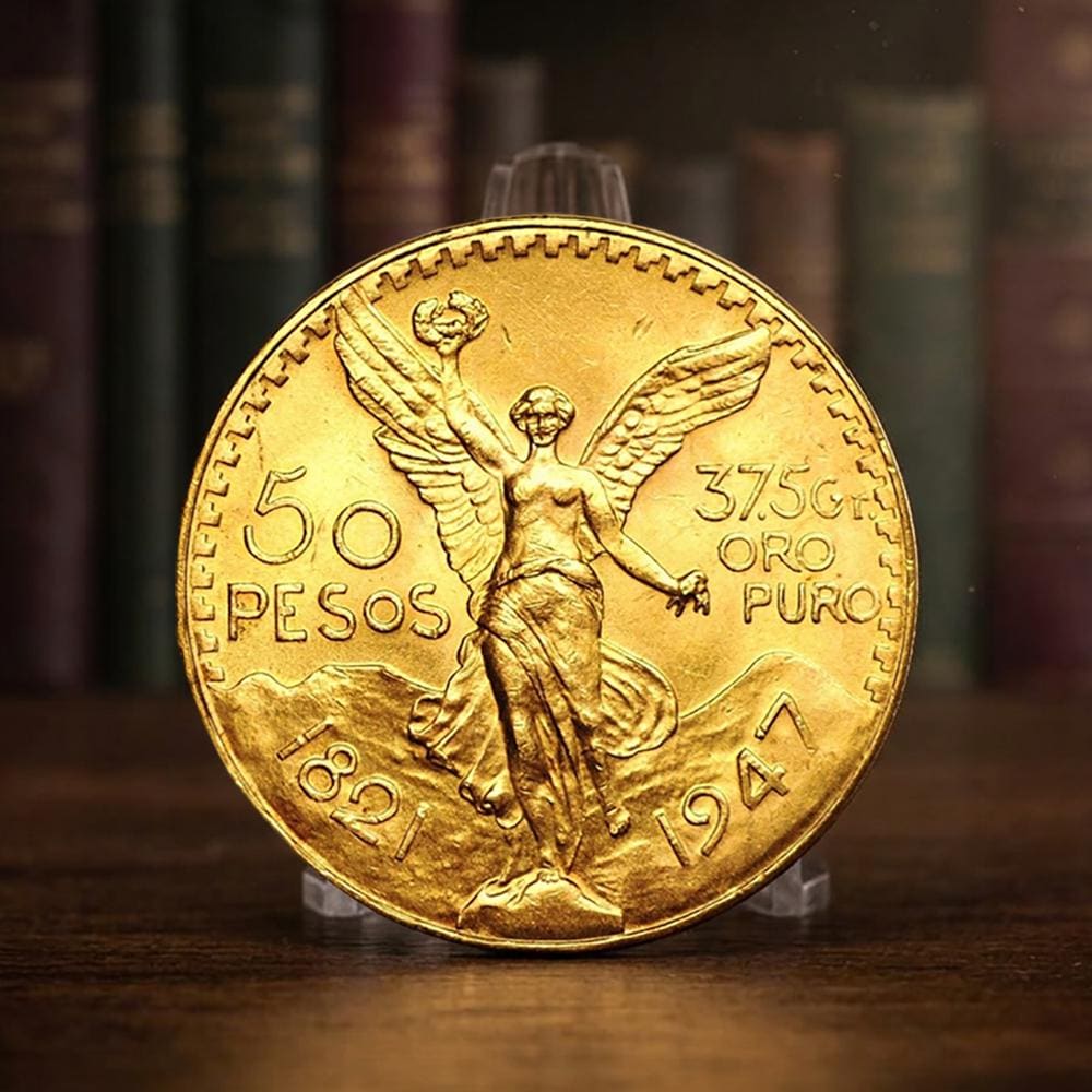 50 pesos gold coin 1821 1921 - Etsy 日本