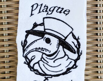 Plague Survivor Plague Doctor Digital Embroidery Design for Machine Embroidery