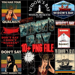Widowws Bay 10+ Bundle (png), Gruß aus Widowws Bay (Horrorfilm-Shirt), Vintage-T-Shirt mit Küsten-Horror-Grafik, für Fans von Gruselfilmen