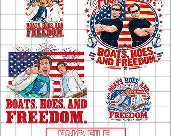 Paquete de barcos, azadas y libertad, archivo PNG de barcos, azadas y libertad del 4 de julio, PNG divertido de hermanastros, archivo para fiesta del Día de la Independencia