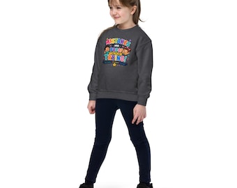 Moletom infantil motivacional | Os erros são a prova de que você está tentando | Camiseta estampada