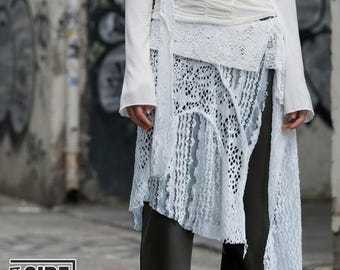 Women's Irregular Mini Skirt | Casual Aesthetics Cut Out Style | Grunge Vintage Y2k Outfit | Gift for Her