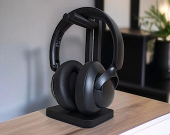 Supporto per cuffie stampato in 3D, supporto per cuffie da scrivania, studio di gaming, organizer minimalista da scrivania, idea regalo