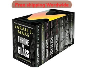 Throne of Glass Complete Paperback Box Set | Sarah J. Maas Fantasy Romance Series
