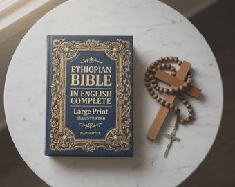 Complete Ethiopian Bible 88 Books English Large Print, Restored Scriptures & Apocrypha, Annotated Edition Hardcover