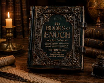 Complete Books of Enoch Collection: 1, 2, 3 Enoch, Apocryphal Texts, Illustrated Hardcover