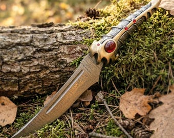 Catspaw Valyrian Steel Arya Stark Dagger Replica – Anpassad handgjord GOT-inspirerad knivdolk fantasy samlarobjekt, present till fans