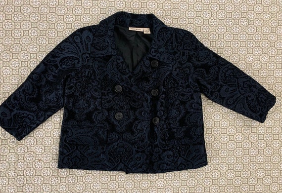 Brocade velvet jacket coat DKNY jacket - image 6