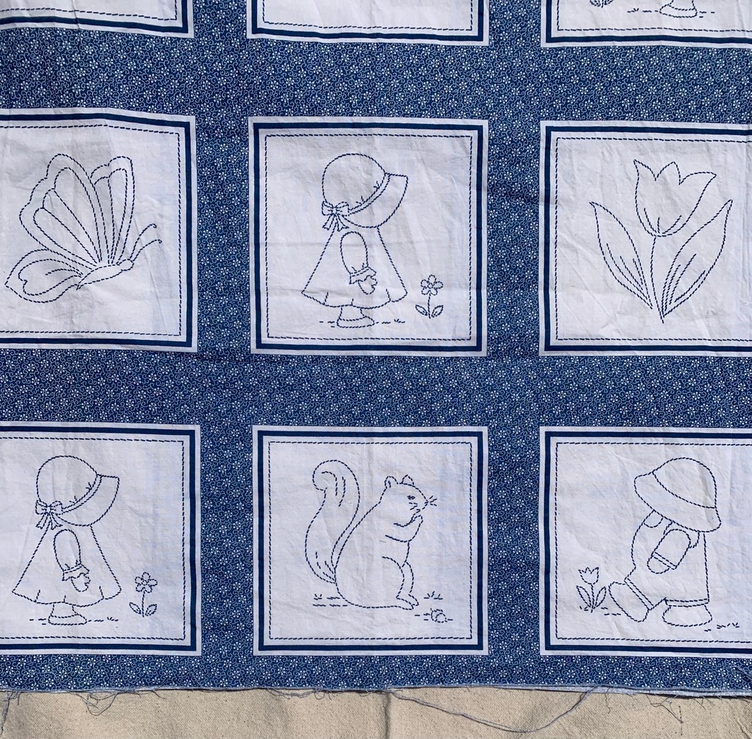 Vintage Sun Sue Fabric Quilt Making Etsy