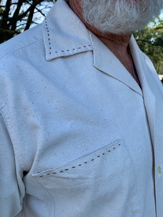 Vintage Raw Silk men’s shirt